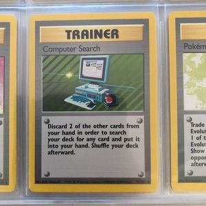 1990’s rare vintage Computer Search Trainer Pokémon card 71/102